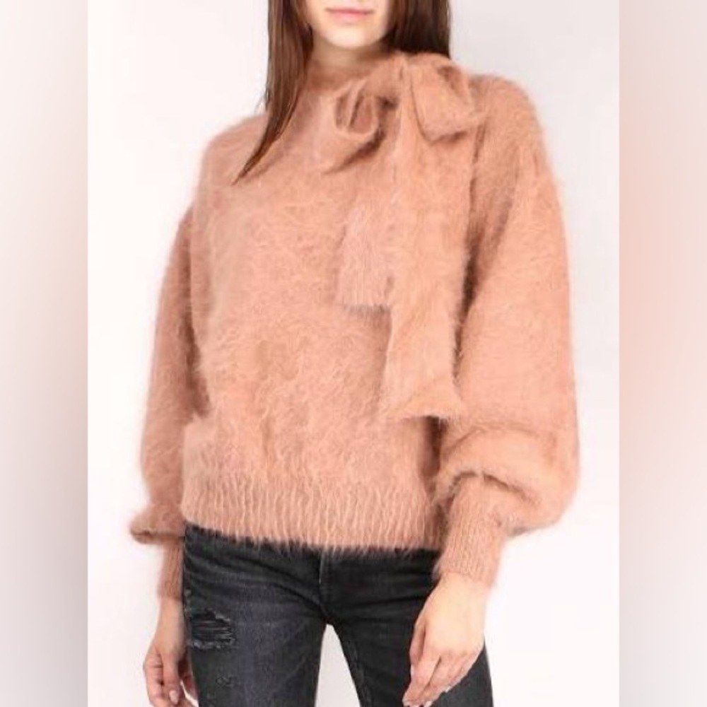 Ulla Johnson Tan angora sweater